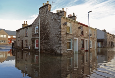 Kendal street flooded in 2015